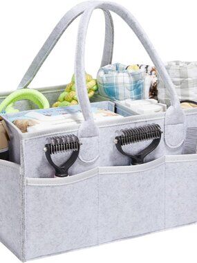 Dog Grooming Supplies Organizer, Travel Outdoor  Pet Grooming Tote, (1 Pack)